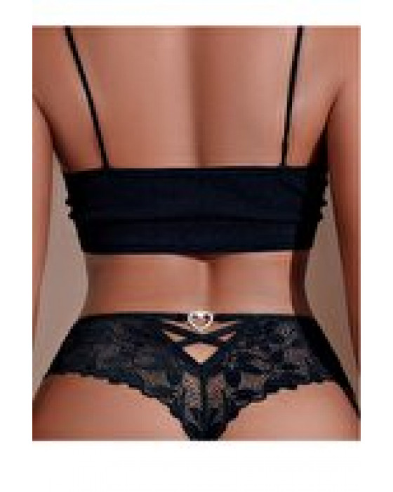 Siyah Külot Şeritli Love-1031